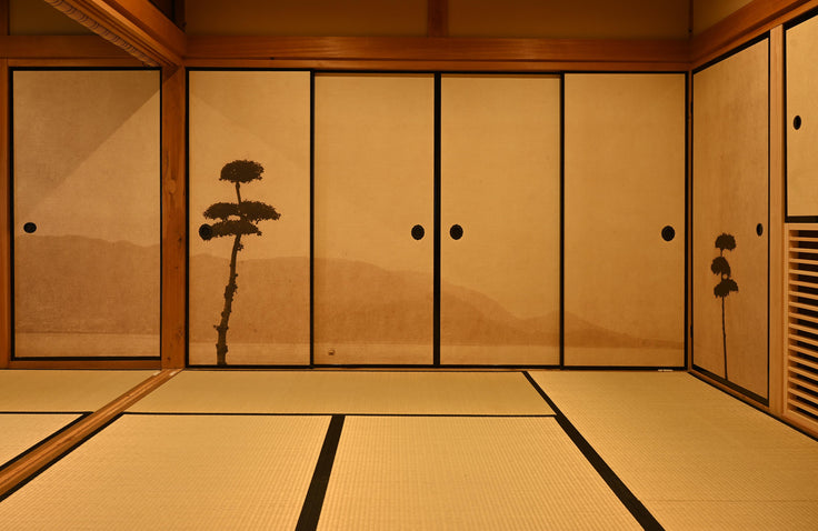 PINE TREES - for Fusuma (paper sliding door)