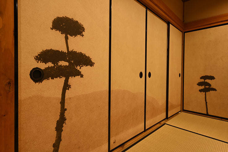PINE TREES - for Fusuma (paper sliding door)